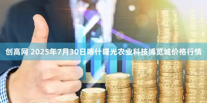创高网 2025年7月30日喀什曙光农业科技博览城价格行情