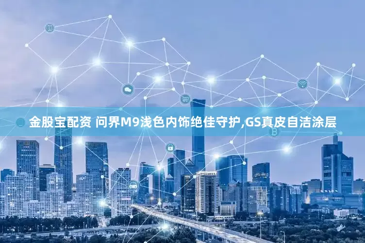 金股宝配资 问界M9浅色内饰绝佳守护,GS真皮自洁涂层